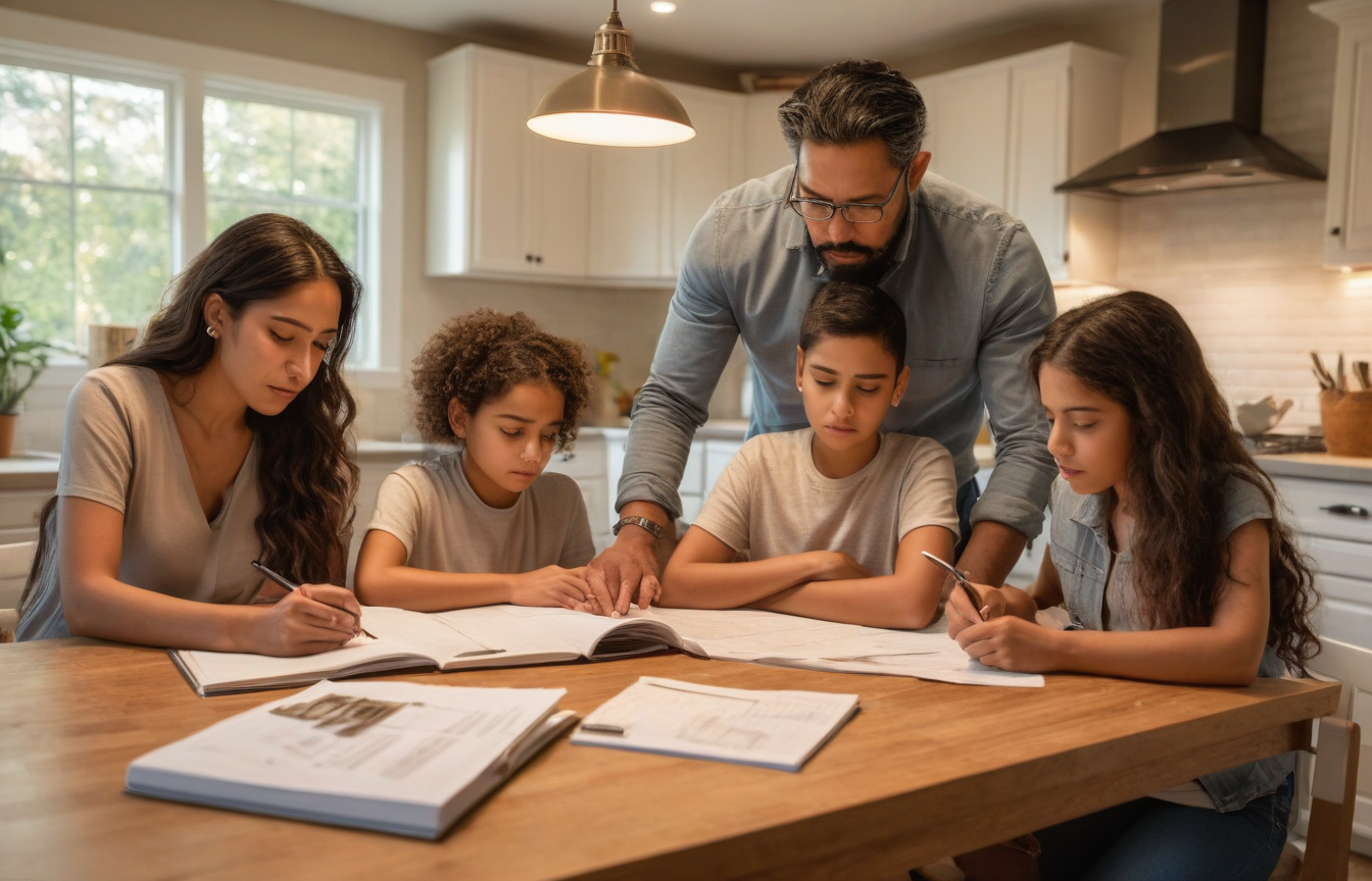 Family reviewing documents together—plain-language insurance news for April 2026