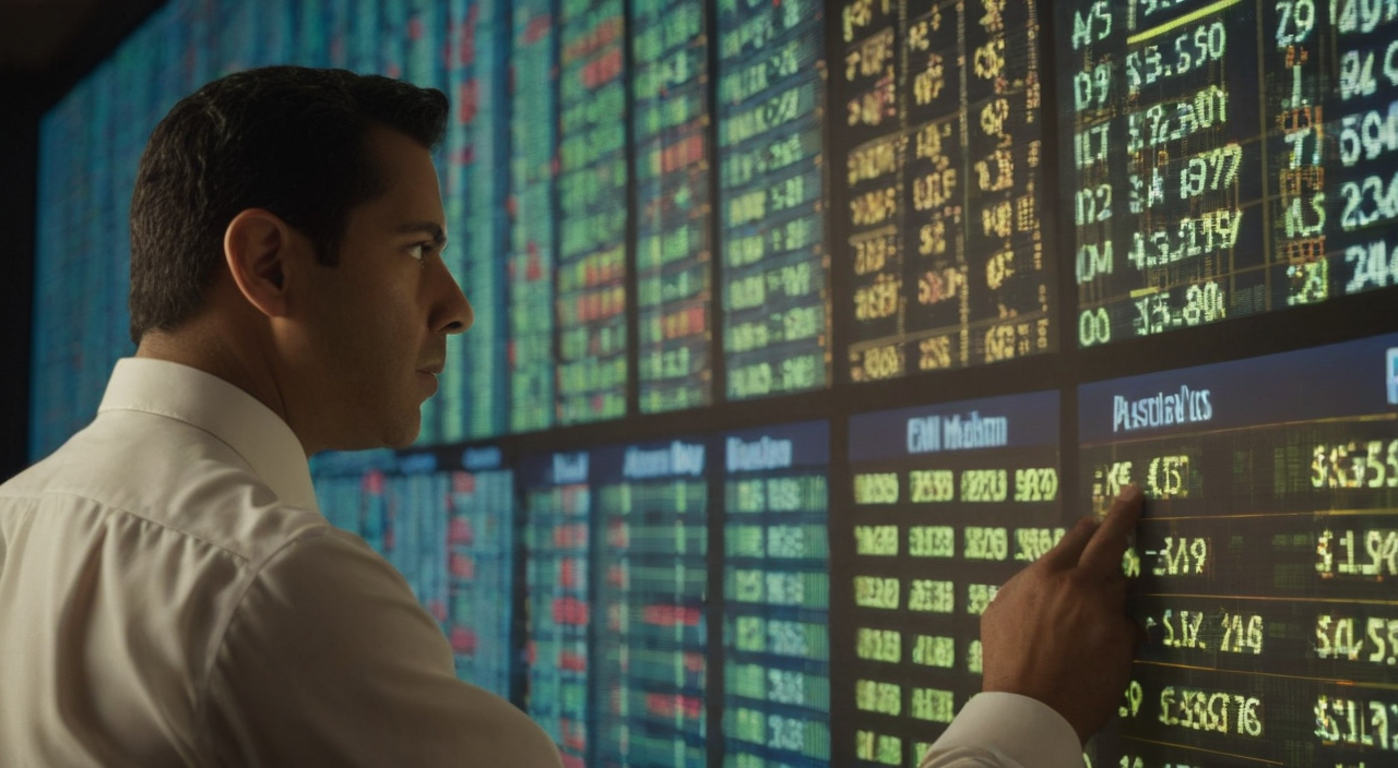 Hispanic financial analyst reviewing bond and portfolio charts—NAIC report on $9.6 trillion in insurer investments