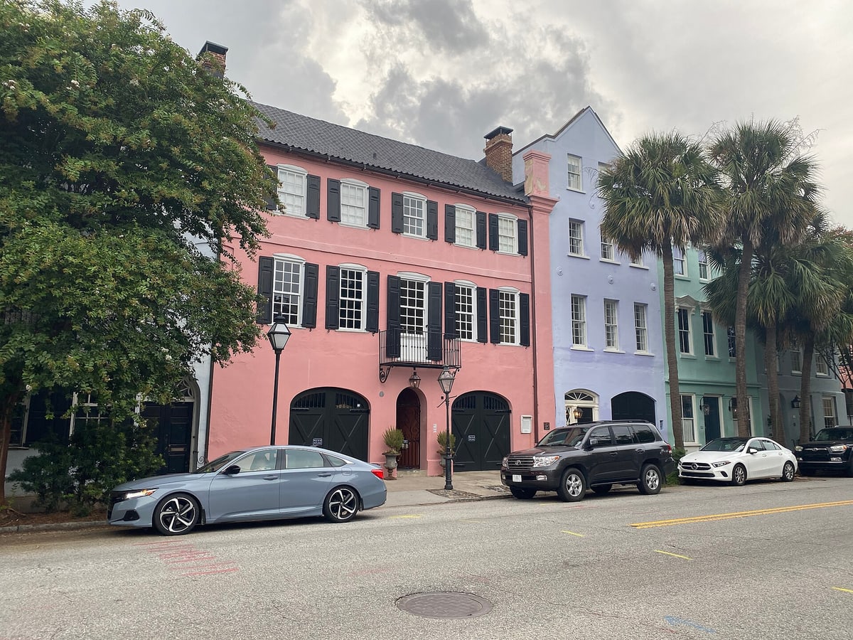 Rainbow Row, Charleston