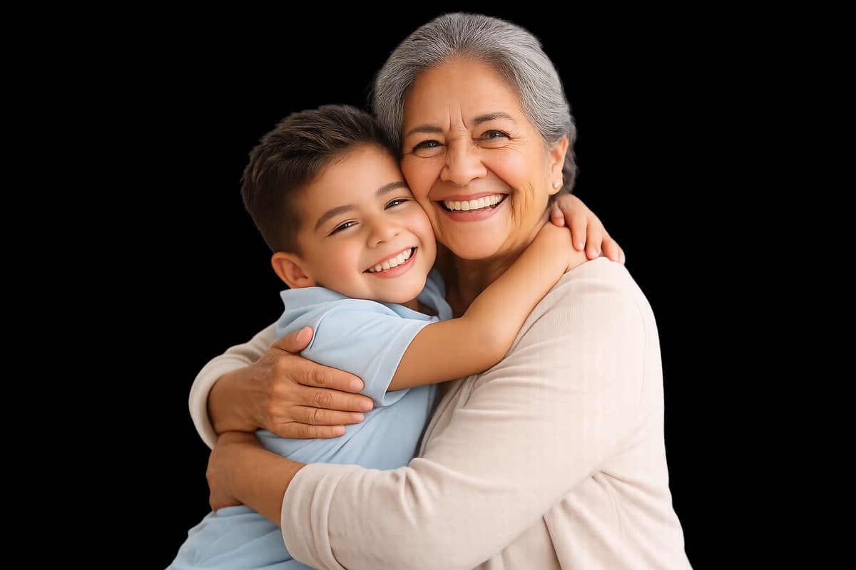 Abuela y nieto
