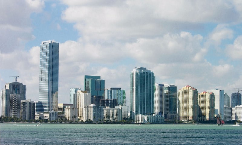 Centro de Miami desde Brickell